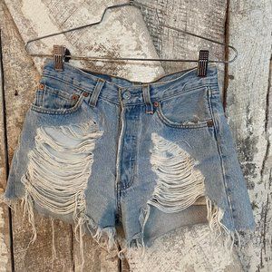 Vintage Levi Distressed Shorts